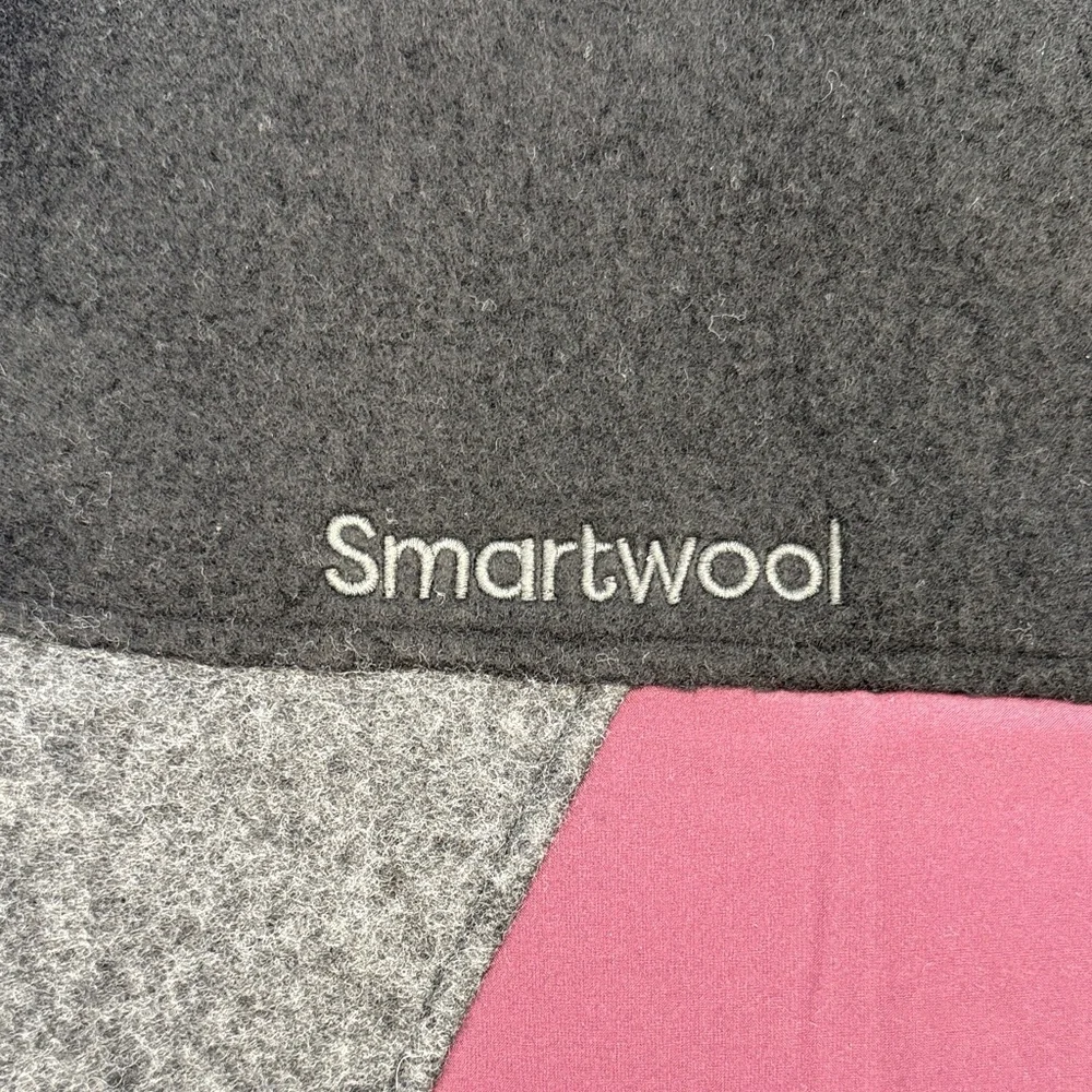 Smartwool Men’s Hudson Trail Jacket - Black, Gray, and Maroon - Picture 4 of 12